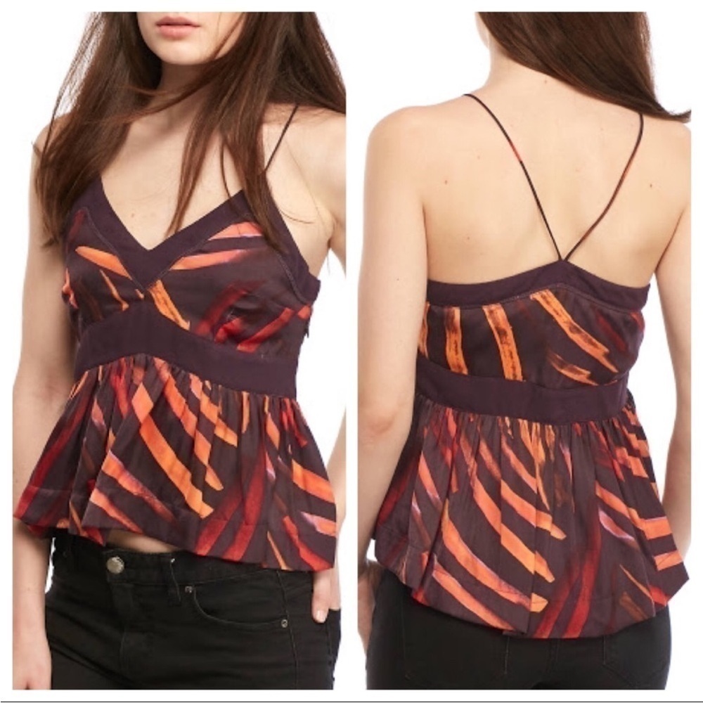 Free People Endless Fun Multicolor Racerback Cami Tank Top - Picture 3 of 7